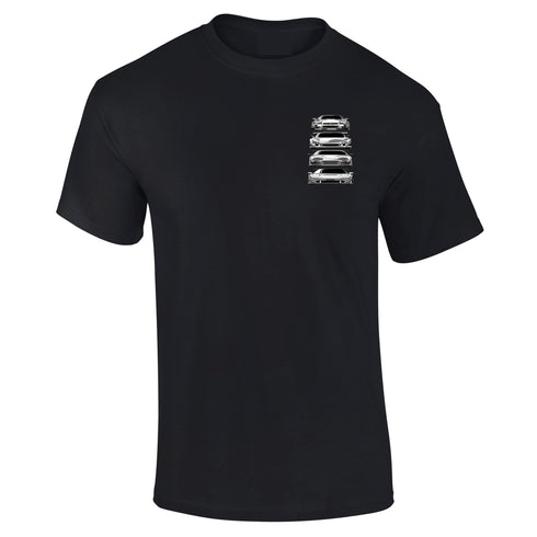 JDM T-Shirt Japanese Modified Automotive Street Drift Drag Race Car Skyline Stack 28
